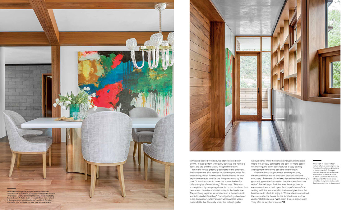 Lake Austin House On Cover Of Luxe Magazine
