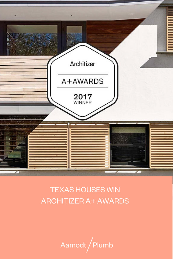Aamodt/Plumb Texas Houses Win Architizer A+ Awards Image