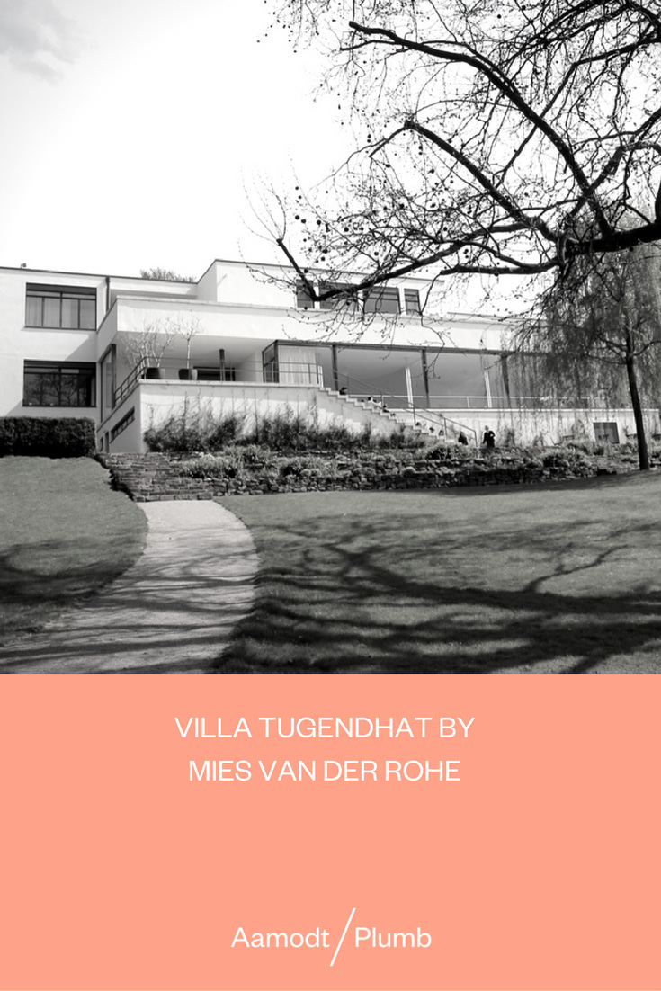 Aamodt/Plumb Villa Tugendhat by Mies Van Der Rohe Image