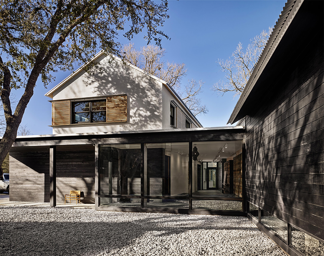 Exterior of Modern Texas Prefab Project by Aamodt / Plumb