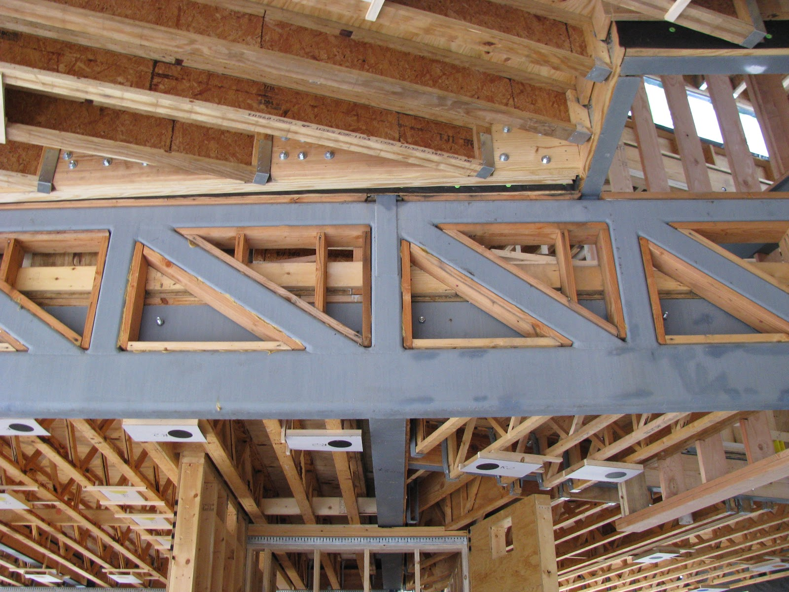Construction Methods: Steel Frame with Wood Studs 