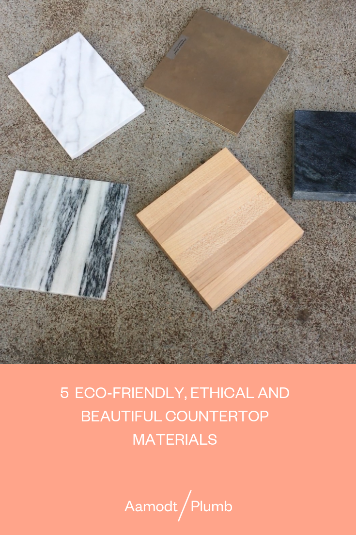 Aamodt/Plumb 5 Eco-friendly, Ethical and Beautiful Countertop Materials Image
