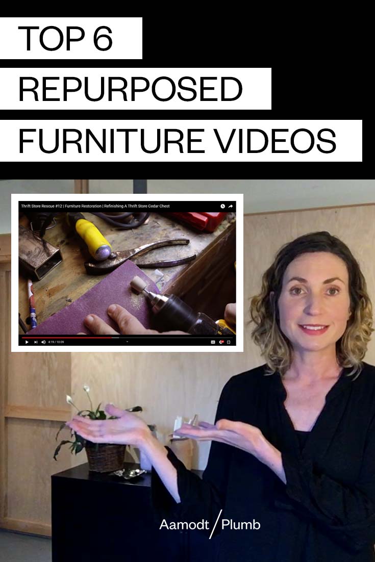Aamodt/Plumb Repurposed Furniture: Best Videos On YouTube Image