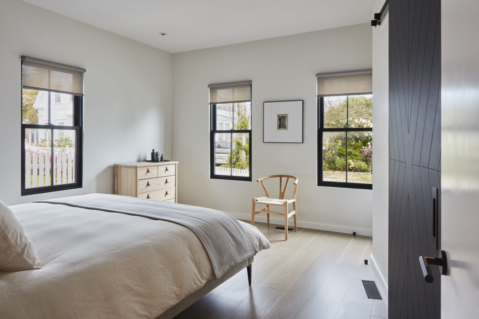 Example image of why is indoor air quality important, showing bedroom of Provincetown House