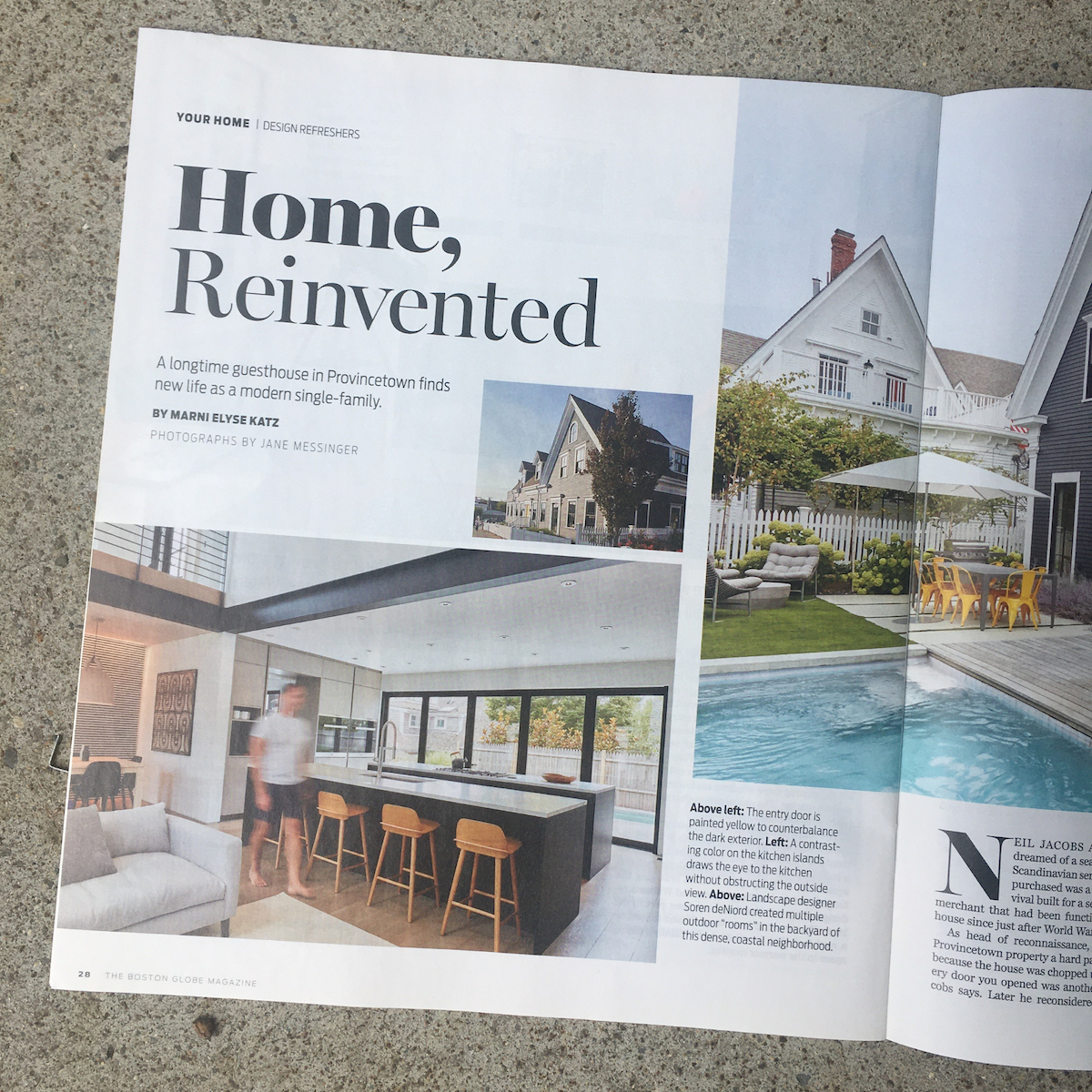 Provincetown Modern Renovation Featured in Boston Globe Magazine