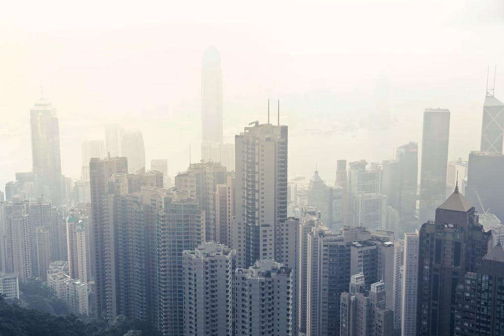 Air pollution in hong kong